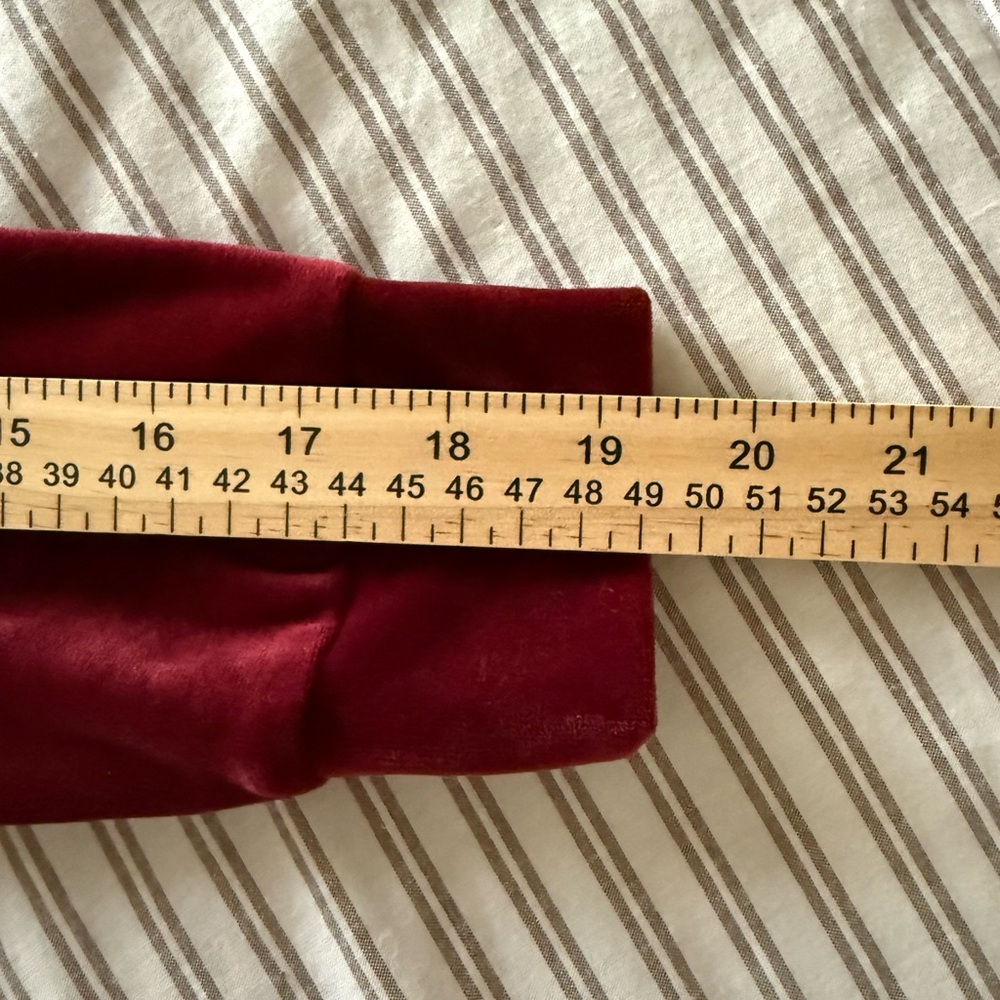 Lou & Grey Women's Velvet Jumpsuit - Deep Wine Red Size XS - Picture 10 of 13